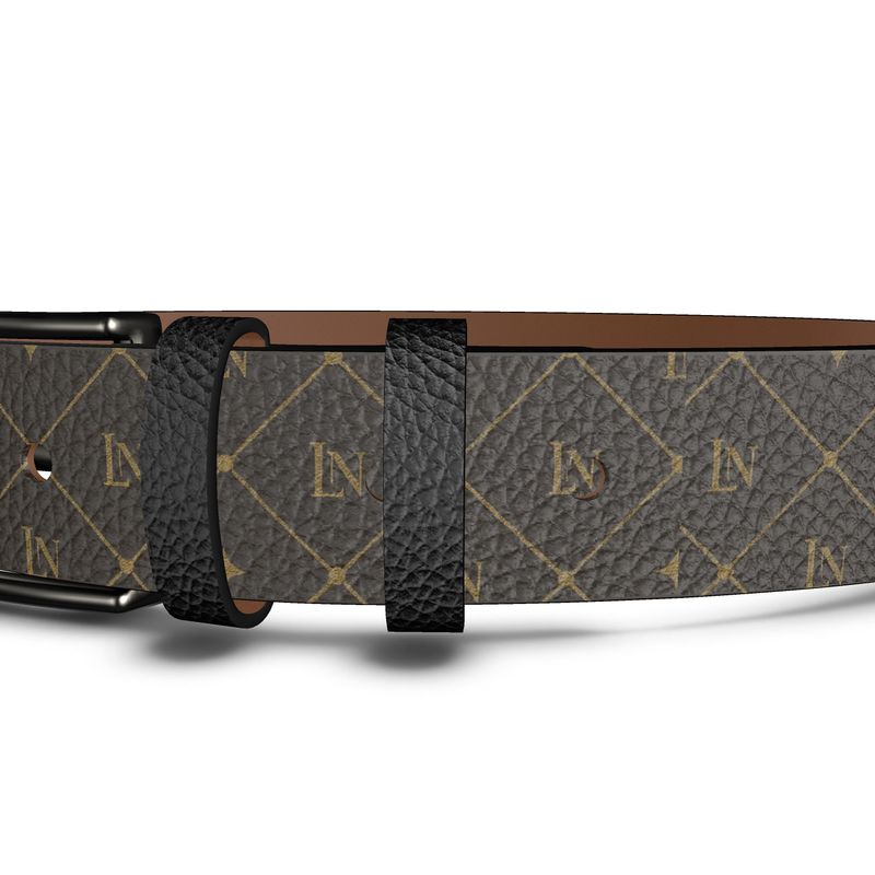 Lüna Noire Belt “Signature Grid”