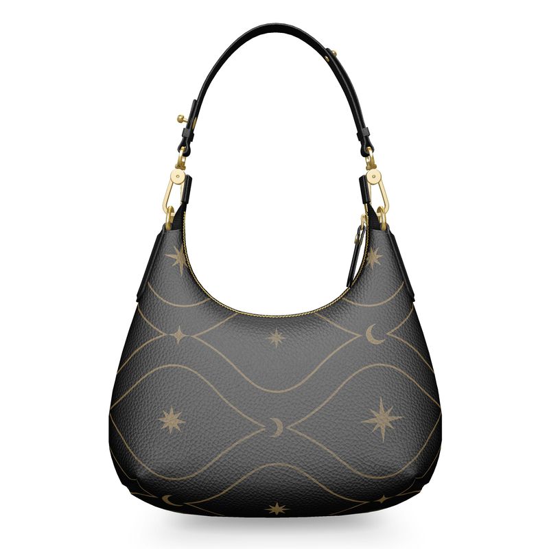Lüna Noire — Celestial Curve Nappa Bag