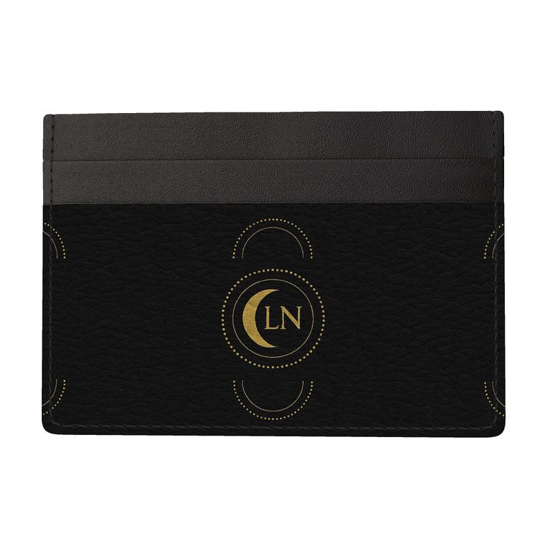Lüna Noire Cardholder "Eclipse Seal"