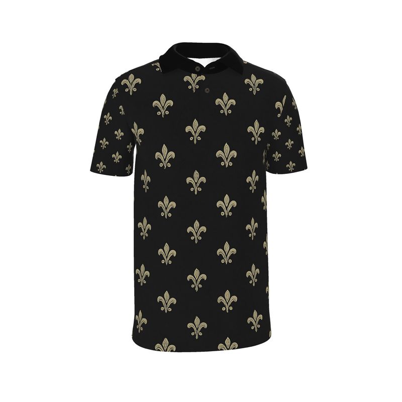 Lüna Noire Polo "Eclipse Fleur"