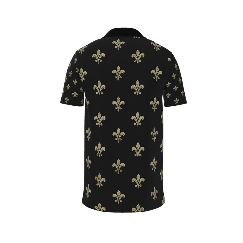 Lüna Noire Polo "Eclipse Fleur"