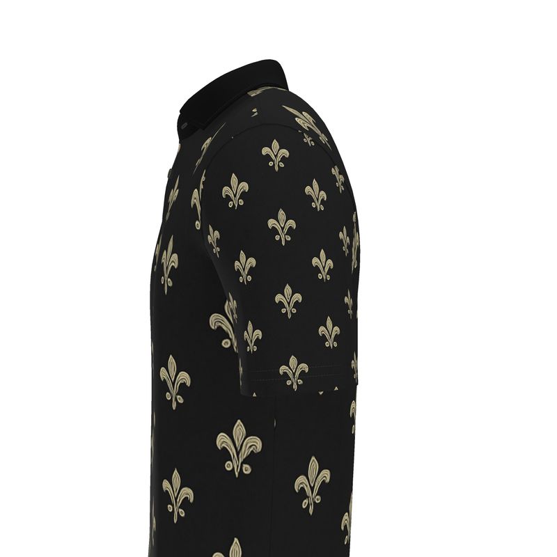 Lüna Noire Polo "Eclipse Fleur"
