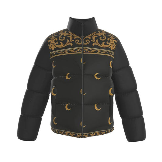 Lüna Noire — Golden Eclipse Luxe Puffer
