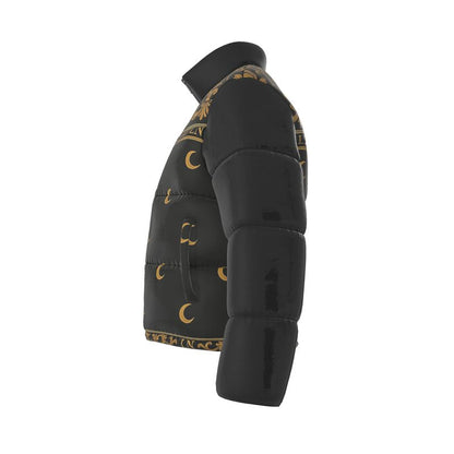 Lüna Noire — Golden Eclipse Luxe Puffer