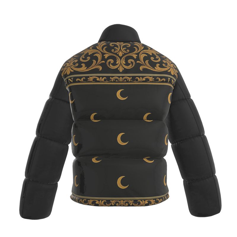 Lüna Noire — Golden Eclipse Luxe Puffer