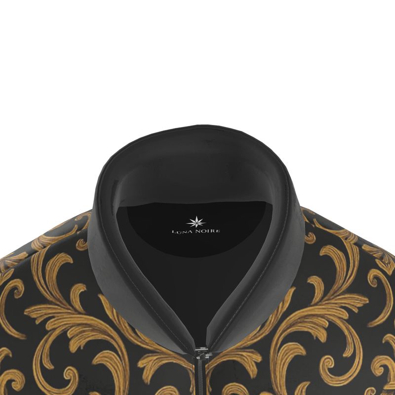 Lüna Noire — Golden Eclipse Luxe Puffer