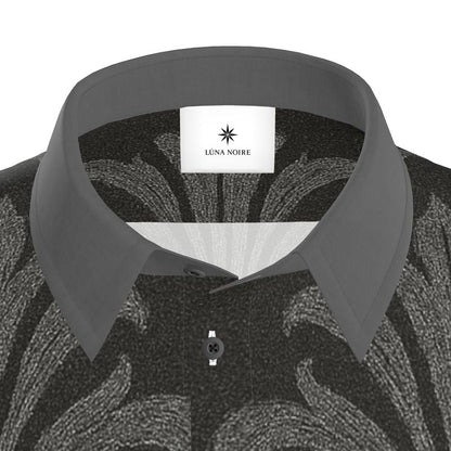 Lüna Noire — Black Monarch Linen Shirt