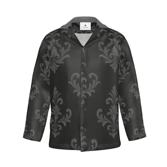 Lüna Noire — Noir Baroque Pyjama Shirt