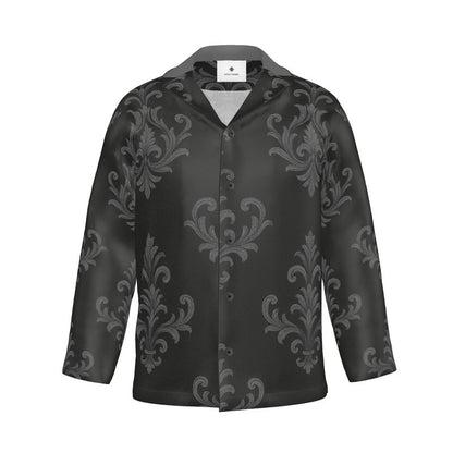 Lüna Noire — Noir Baroque Pyjama Shirt