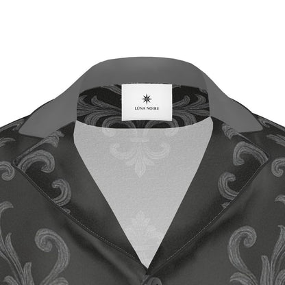 Lüna Noire — Noir Baroque Pyjama Shirt