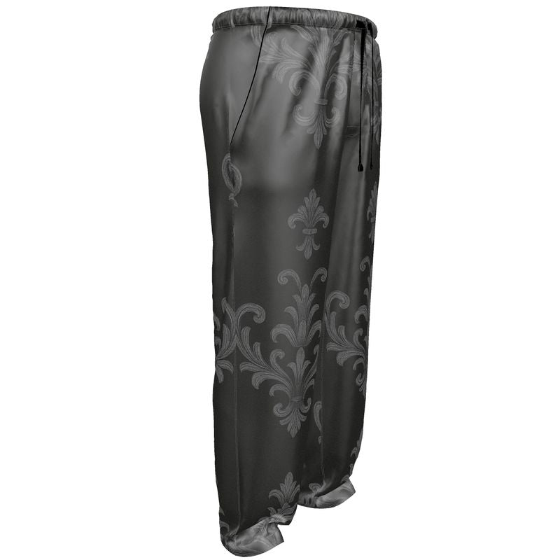 Lüna Noire — Noir Baroque Lounge Trousers