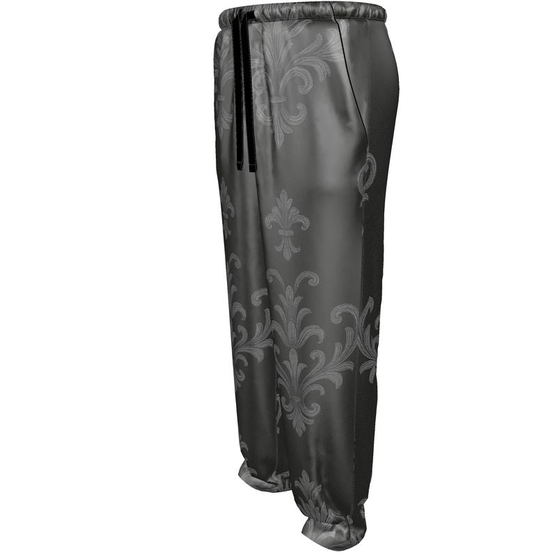 Lüna Noire — Noir Baroque Lounge Trousers