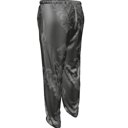 Lüna Noire — Noir Baroque Lounge Trousers