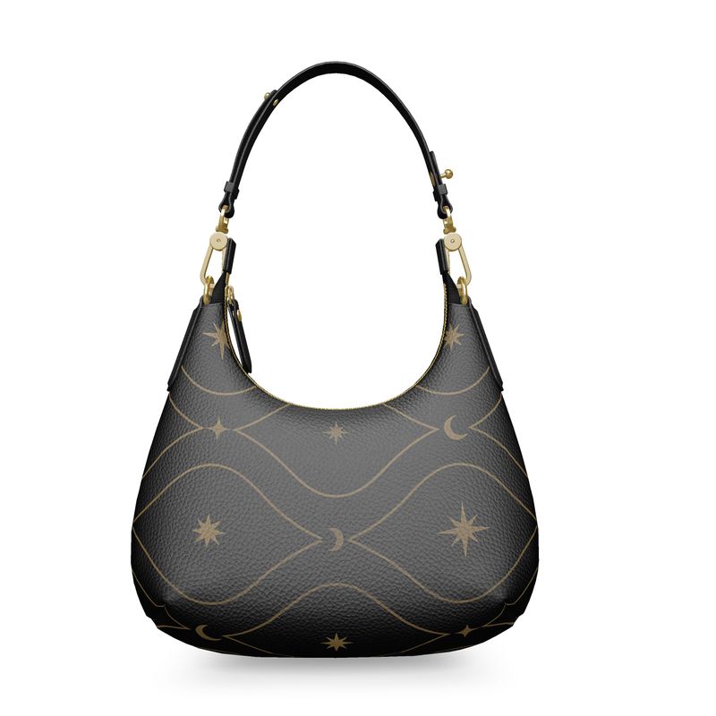 Lüna Noire — Celestial Curve Nappa Bag
