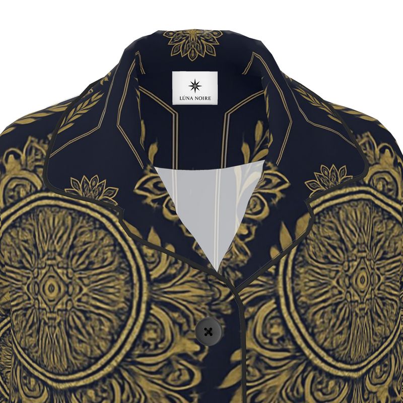 Lüna Noire — Midnight Constellation Lounge Shirt