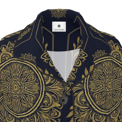 Lüna Noire — Midnight Constellation Lounge Shirt