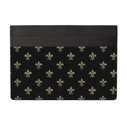Lüna Noire Cardholder "Fleur Royale"