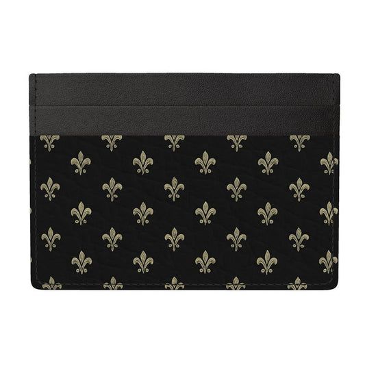 Lüna Noire Cardholder "Fleur Royale"