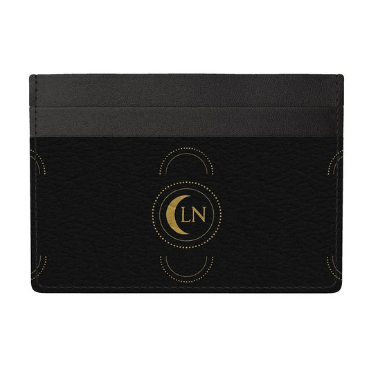 Lüna Noire Cardholder "Eclipse Seal"