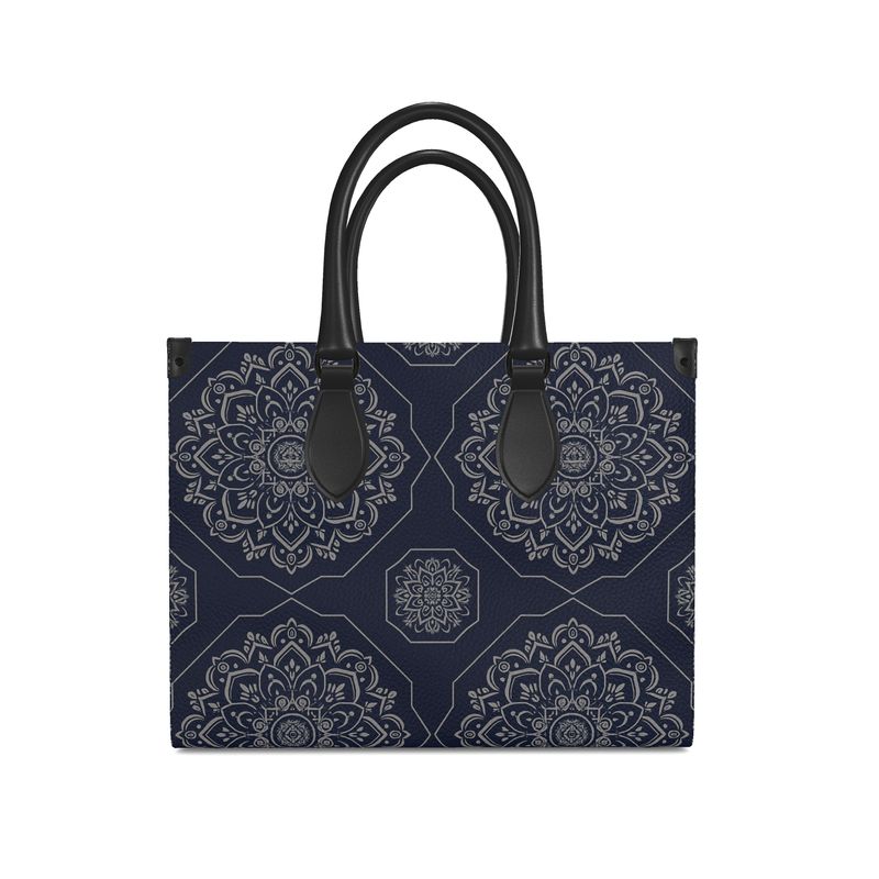 Lüna Noire "Sapphire Mandala Tote"