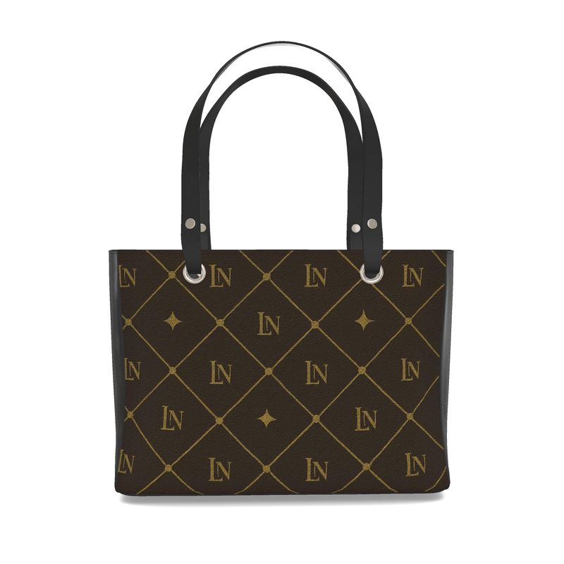 Lüna Noire "Monogram Royal Tote"