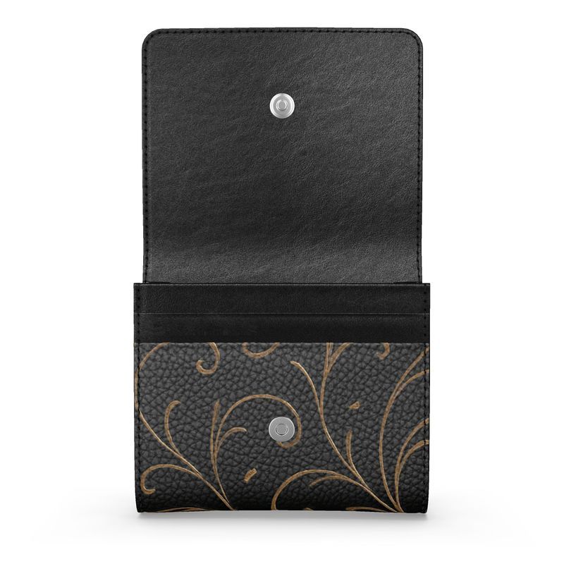 Lüna Noire Baroque Fold Wallet