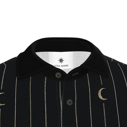 Lüna Noire Polo "Sovereign Stripe"
