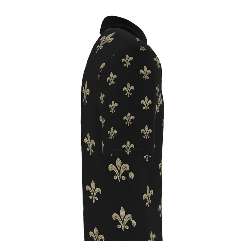 Lüna Noire Polo "Eclipse Fleur"