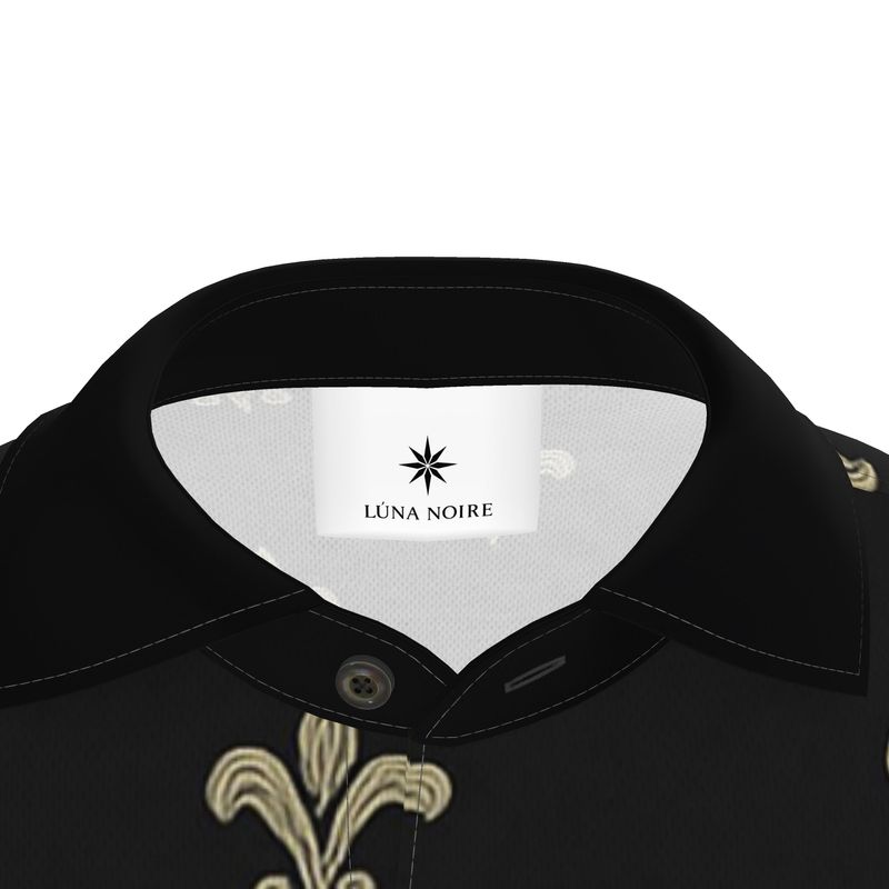 Lüna Noire Polo "Eclipse Fleur"