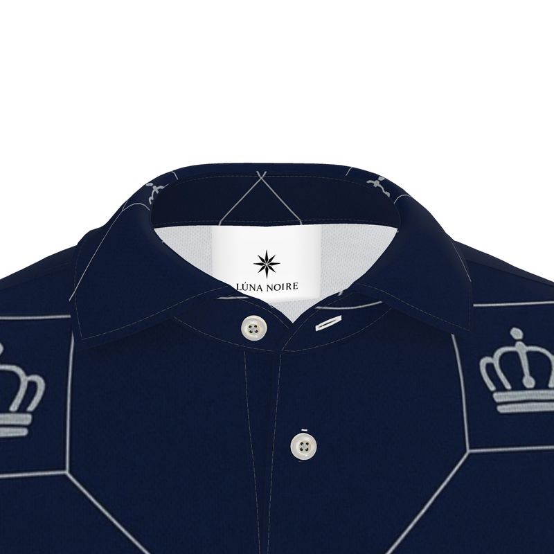 Lüna Noire Polo "Midnight Grid"