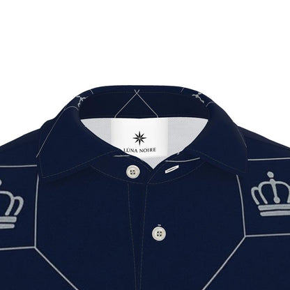 Lüna Noire Polo "Midnight Grid"