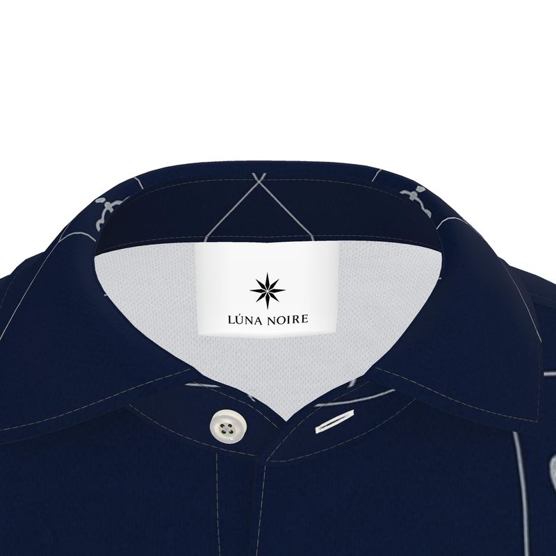 Lüna Noire Polo "Midnight Grid"