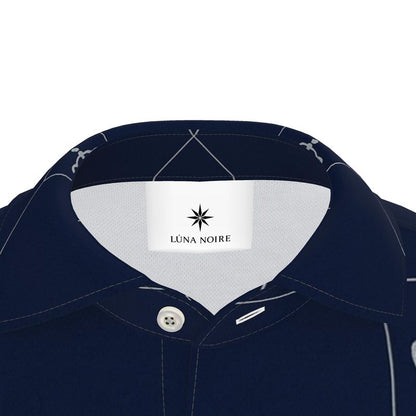 Lüna Noire Polo "Midnight Grid"